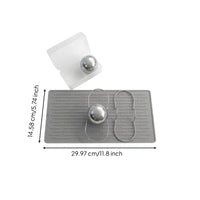 2 Pieces Espresso Chiller with Stand Dishwasher Coffee Cooling Sphere with Mat Food Grade Espresso Ball Chiller for Kitchen