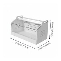 Breeding Incubator Box Transparent Top Brooding Chamber Slanted Front Opening