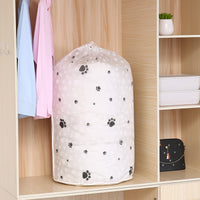 Household Quilt Dustproof Storage Bag with Drawstring - Moisture-proof Moving Packing Organizer