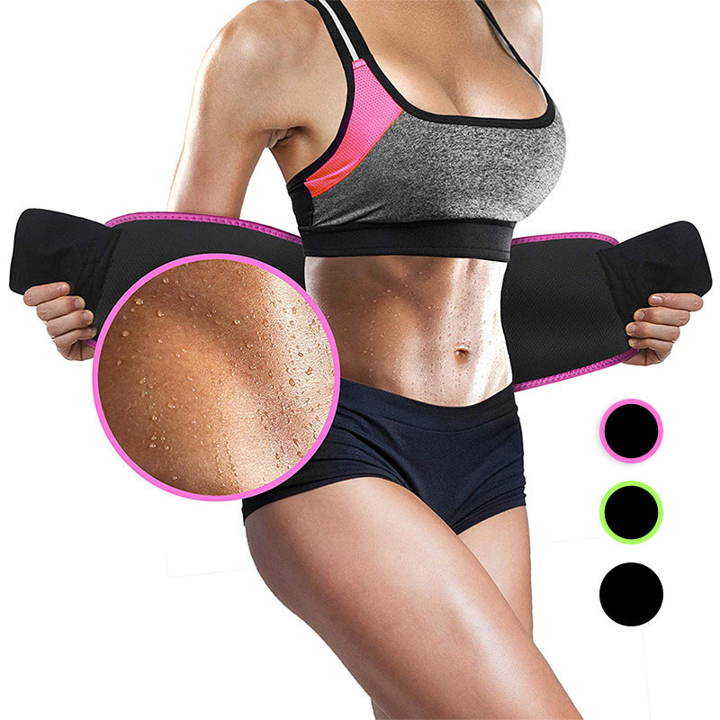Adjustable Sweat Waist Trimmer Belt for Workout and Postpartum Support