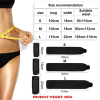 Adjustable Sweat Waist Trimmer Belt for Workout and Postpartum Support