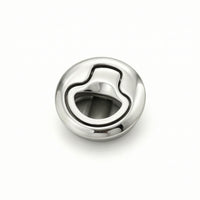 Stainless Steel Embedded Pull Handle Lock Compact Recessed Latch with Pull Handle Long-Lasting Hardware Secure for RV Compartments
