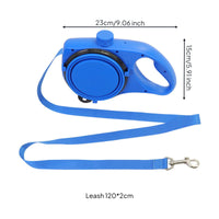 Dog Bottle Leash Combo Watertight Pet Gear Wear Resistant for Outdoor