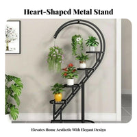 Multi-Tier Plant Stand Tiered Design 6-Tier Corner Pot Holder Weather-Resistant