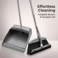 Living Room Household Cleaning Tools for Kitchen and Home, Foldable Broom and Dustpan Set for Students, Lightweight Small
