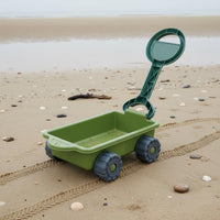 Safety Certified Dinosaur Sand Cart Toys Large Size Dinosaur Sand Toy Kit Long-Lasting Materials Promotes Creativity for Toddlers, Sandbox, Backyard