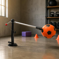 Suction-Cup Soccer Coach Angled Arm Ball-Control Practice Device Portable