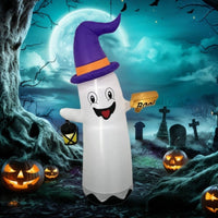 Inflatable Halloween Ghost Inflatable Quick and Easy Setup Inflatable Ghost Spooky Outdoor Decoration Smiling for Homeowners, Families, Yard, Lawn, Porch