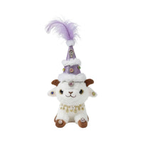 Cute Soft Lamb Keychain Collectible Lamb Keychain Kawaii Stuffed Sheep Pendant Adorable for Travelers, Keys, Handbags