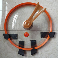 Adjustable Wall-Mounted Pot Lid Holder for Kitchen Organization, Punch-Free