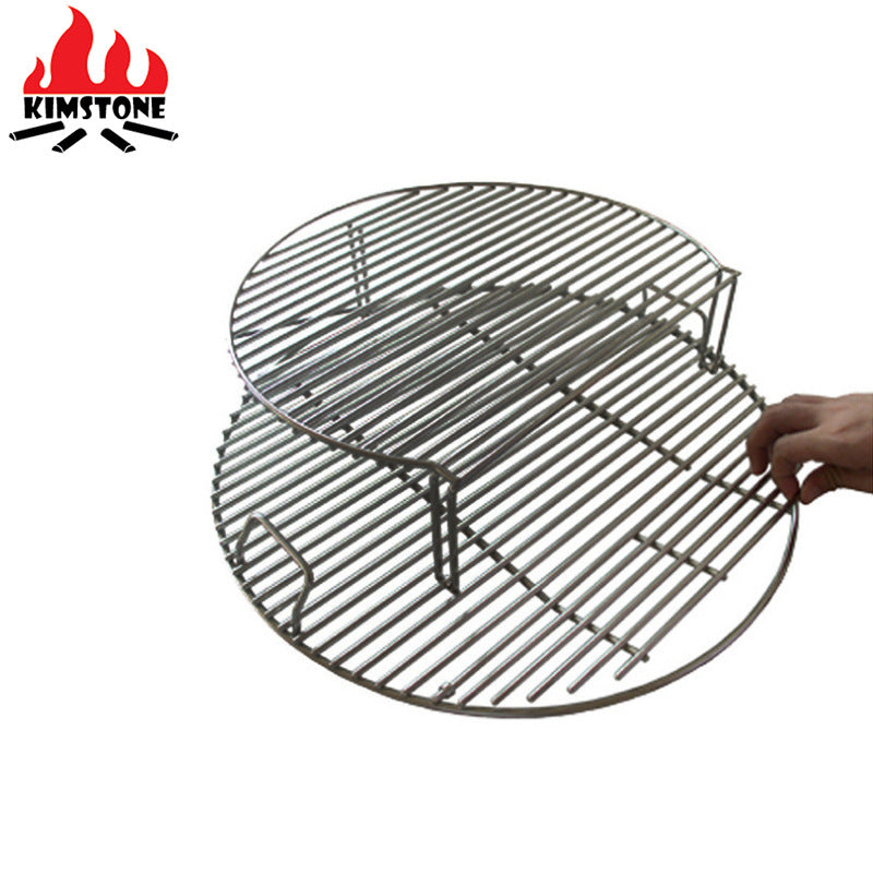 Ceramic Grill Stainless Steel Upper Cooking Grate Outdoor BBQ Multifunctional Smoker Accessory
