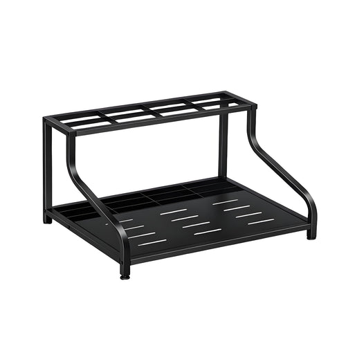 Ski Rack with Boot Storage Powder-Coated Ski Storage Rack, Space-Saving for Skiers