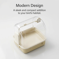 Automatic Bird Bath Tub, Circulating Faucet USB Electric Pet Water Cycle Bath Tub for Parrot Cage, S - Image 3