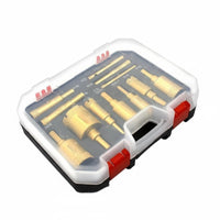 12 Pieces Wear-Resistant Ceramic Tile Drill Bit Set High-Precision Drilling Tile Drill Bit Kit Efficient Chip Removal for Tiling, Workshop