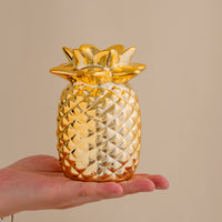 Creative European Gold Ceramic Pineapple Ornament Tabletop Decor
