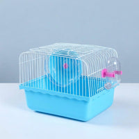 Extra Large Hamster Cage Villa, Multi-Level Syrian Hamster Habitat with Wire Top and Base, Four Seasons Small Animal Home