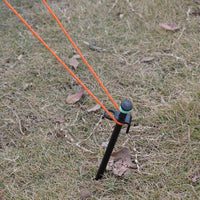 Outdoor Camping Tent Wind Rope Kit with Reflective Guy Lines and Double-Eye Buckles