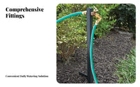 Shut-off Valve Brass Hose Elbow Gold-Toned Water Hardware