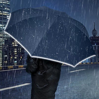 Double-Layer Inward-Folding Umbrella Windproof Inverted Umbrella Waterproof Defensive for Commuters, Night Walks