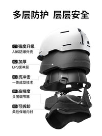 TERROR无极滑雪头盔男专业单双板雪盔雪帽防摔防撞全地域滑雪装备