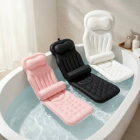 Bathtub Recliner Cushion Headrest Full Body Bath Pillow Extra Thick