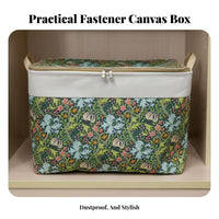 Foldable Quilt Bag Large Capacity Clothes Container closure for Moving