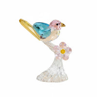 Crystal Magpie Statue Housewarming Gift Decor Piece Easy to Clean for Entryway