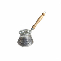 Turkish Coffee Pot Copper Pot with Long Handle Stovetop Turkish Coffee Maker for Home