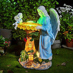 Solar Garden Resin Sculpture Decoration