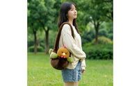 Cartoon-Style Soft Toy Animal Bag Soft Furry Animal Purse Cute Soft Toy Bag Lightweight for Teens, Students, Outings