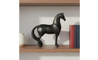 Geometric Horse Sculpture Dynamic Pose Resin Horse Ornament Collectible