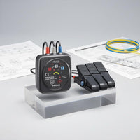 Non-Touchless Phase Meter Portable Design 3-Phase Rotation Tester LED and Acoustic Indicator Indication Electrical Test Equipment for Electricians