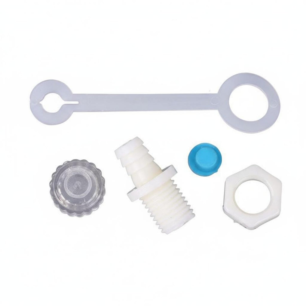 5 Pieces Drain Assembly with Silicone Plug Water Dispenser Drain Plug Wear-Resistant Fitting for Home Repairers