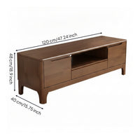 Wooden TV Console Contemporary Tv Cabinet with Drawers Minimalist Media Console with Storage Cabinet for Living Room, Apartment