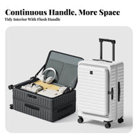 Front-Opening Trolley rollers Frontopening hand luggage Adjustable Handle