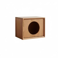 Freestanding Storage Integrated Nordic Aesthetic Bookcase Japanese Aesthetic