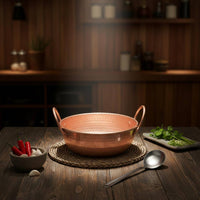 Hammered Copper Soup Pot Hand-Thickened Rice Pasta Soup Pot Gas Compatible