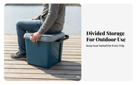 Fishing Tackle Storage Bucket Thickened Material Sit-on Fishing Pail Outdoor Equipment for Anglers, Fishermen, Car Washing, Camping
