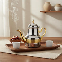 Middle Eastern Teapot Sturdy Arabic Coffee Pot Heat-Resistant for Guest Hosting