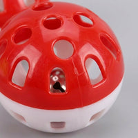 Parrot Bell Toy and Bell Ball, Parakeet Ball for Budgie and Cockatiel, Fun Parrot Cage Accessories for Birds