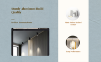 Adjustable LED wall sconce