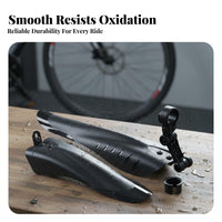 Mountain Bike Mudguard Set Flexible Material Front and Rear Bike Fenders Front and Rear Mudguards High Toughness