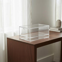 American Mahjong Tile Box Sliding Lid Mahjong Tile Storage Box Scratch Protection Film