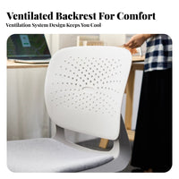 Sled Base Chair with Perforated Back Versatile Design Office Furniture