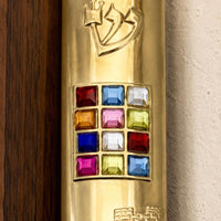 Mezuzah Case Glossy Surface Metal Mezuzah Case Lightweight for Jewish Families