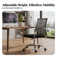 Mesh Back Swivel Chair Support Office Furniture Sturdy Frame for Students