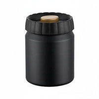 Press to Seal Vacuum Coffee Jar Low Air Airtight Coffee Canister Light Blocking Crisp Keeping