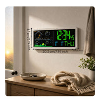 Weather Forecast Digital Clock Multifunction Home Time Display LED Screen