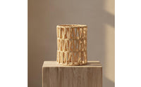 Paper Rope Lampshade Handwoven Woven Lampshade Handmade Lamp Shade with Paper Rope for Guest Rooms, Cafes