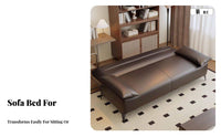 Space-Saving 3-Seater Folding Sofa Bed two-in-singleUse transformable Couch Multi-Functional Design Household Furniture Easy Conversion for Apartment Dwellers, Homeowners, Students, Small Spaces, Living Room, Bedroom, Lounge Area